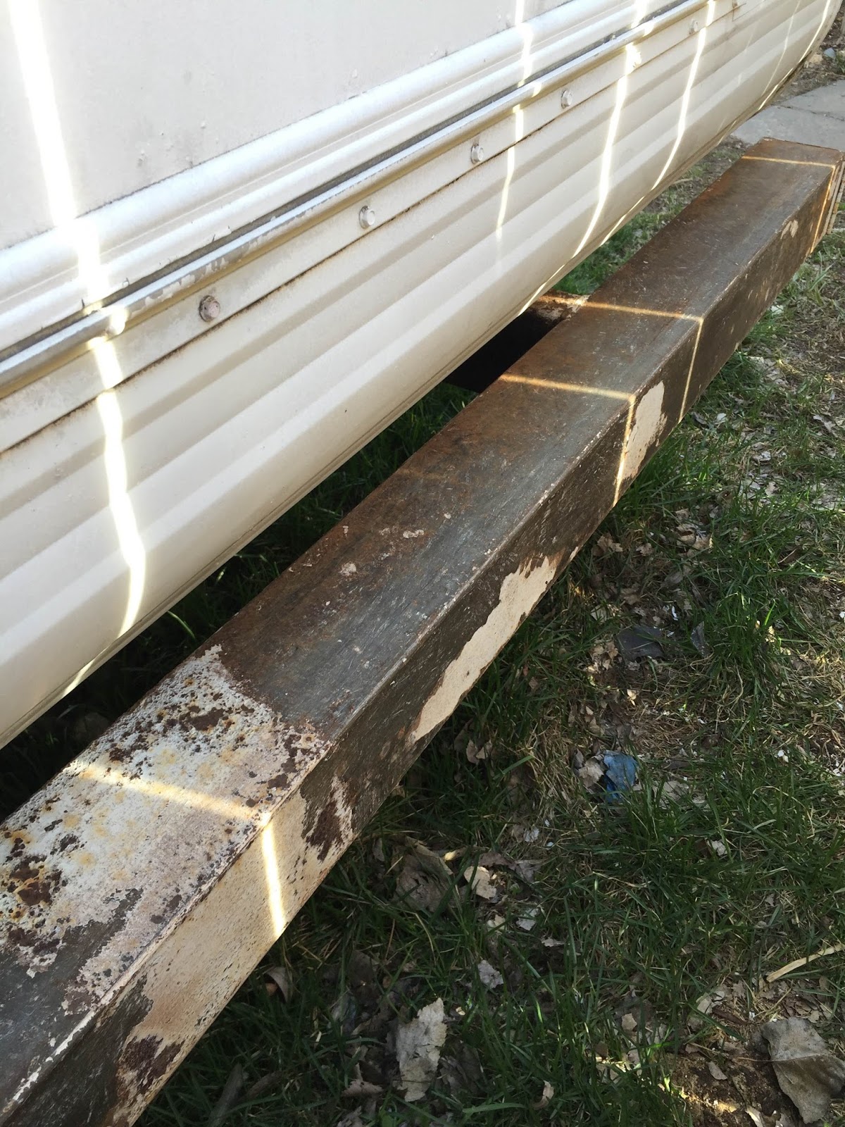 DIY Vintage Trailer Paint Adding Some Sunshine to Myrtle The