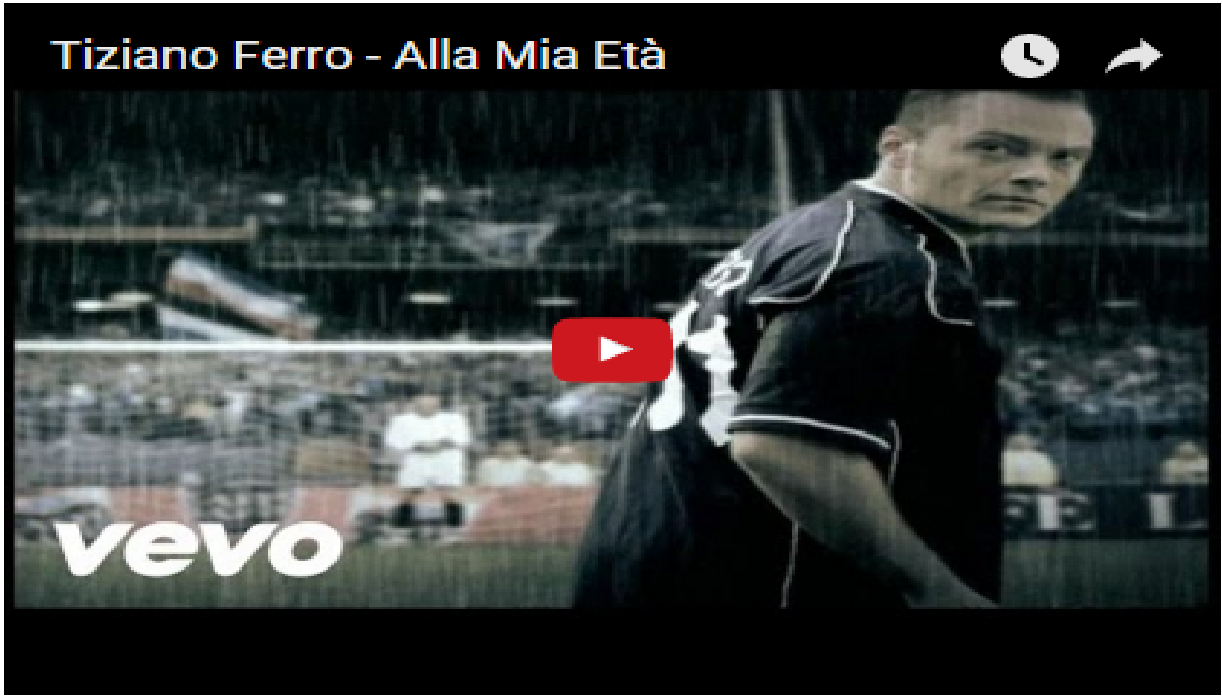 L'AMORE PER LA MUSICA Tiziano Ferro Alla Mia Età L'AMORE PER LA MUSICA Tiziano Ferro Alla Mia Età