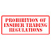 Prohibition of Insider Trading Regulations