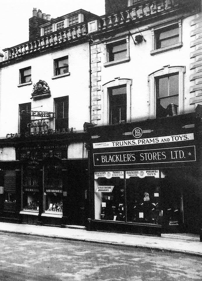 A small branch of Blackler's department store, one of two branches (the other on Church Street) which opened after the Blitz damaged the main store in May 1941.