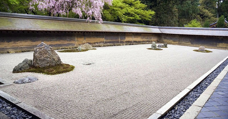 Marzua: Karesansui, Jardín Zen