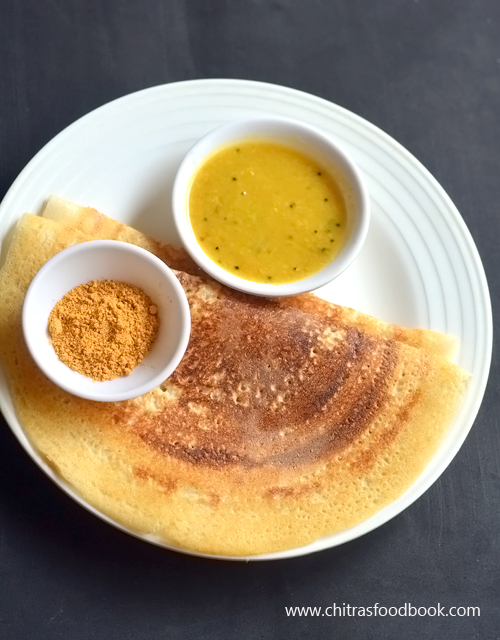 INSTANT DOSA RECIPE WITH LEFTOVER COOKED RICE 