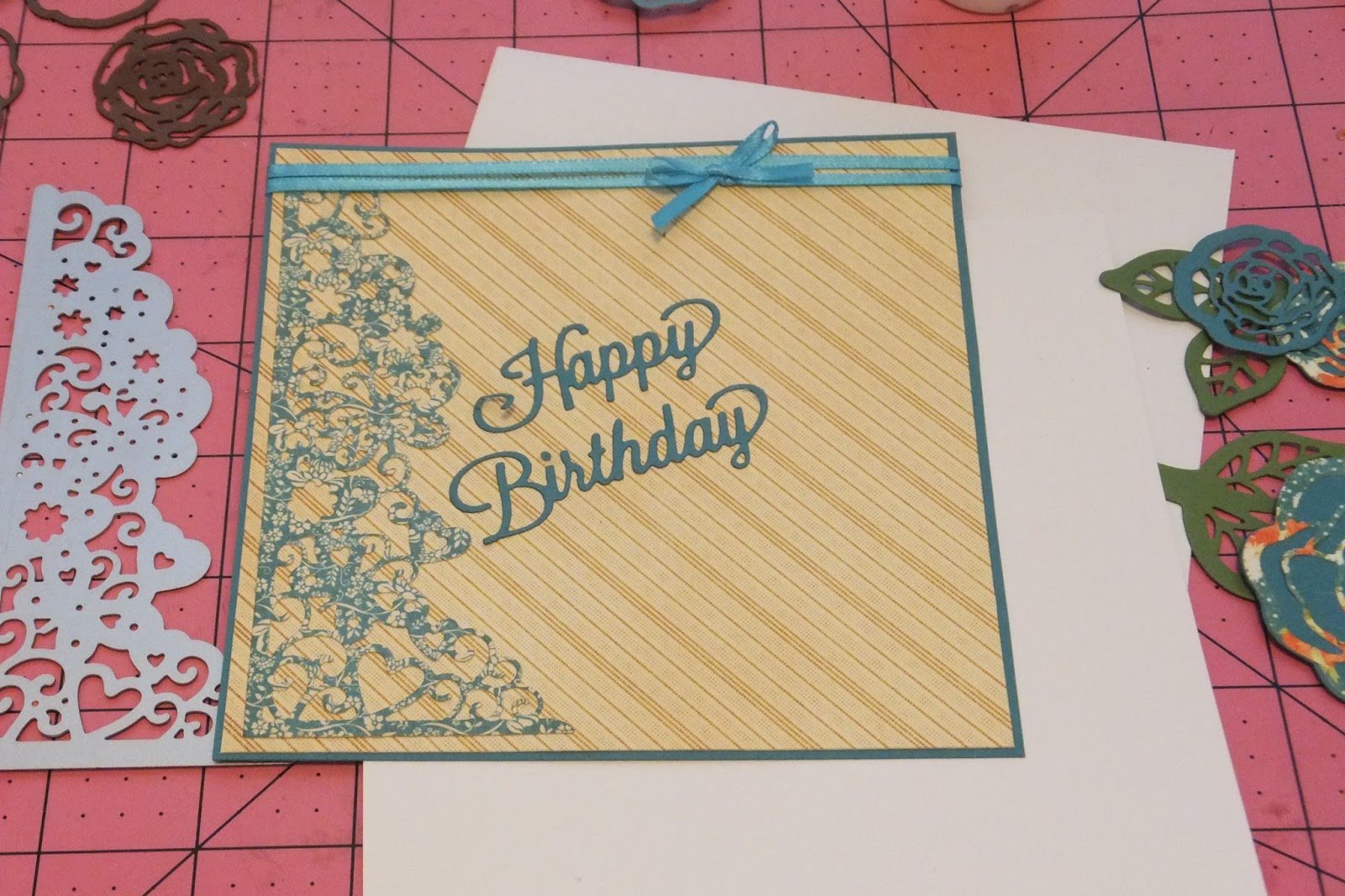 Dies R Us: Lots of dies used to create this fun Happy Birthday Card