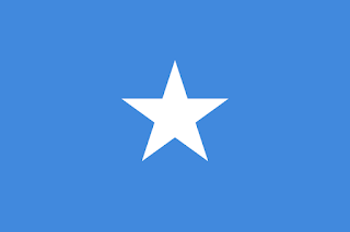 Bendera Negara Somalia di Kawasan Timur Tengah