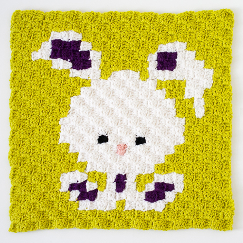 Zoodiacs Bunny Rabbit C2C Crochet Graph