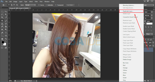 cara merubah warna rambut di adobe photoshop cara merubah warna rambut dengan photoshop