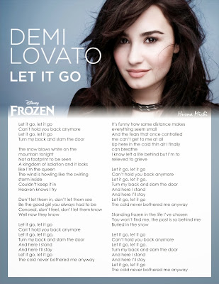 SuGaR and SaLt: Demi Lovato - Let It Go Lyric & New Design =) Just For You