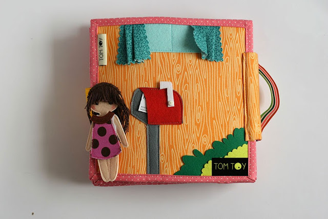 Dollhouse for Alex, Quiet book by TomToy Ola Loginova