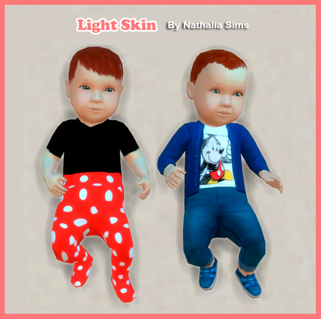 Sims 4 CC's - The Best: Skins of Baby Set 4 by Nathaliasims