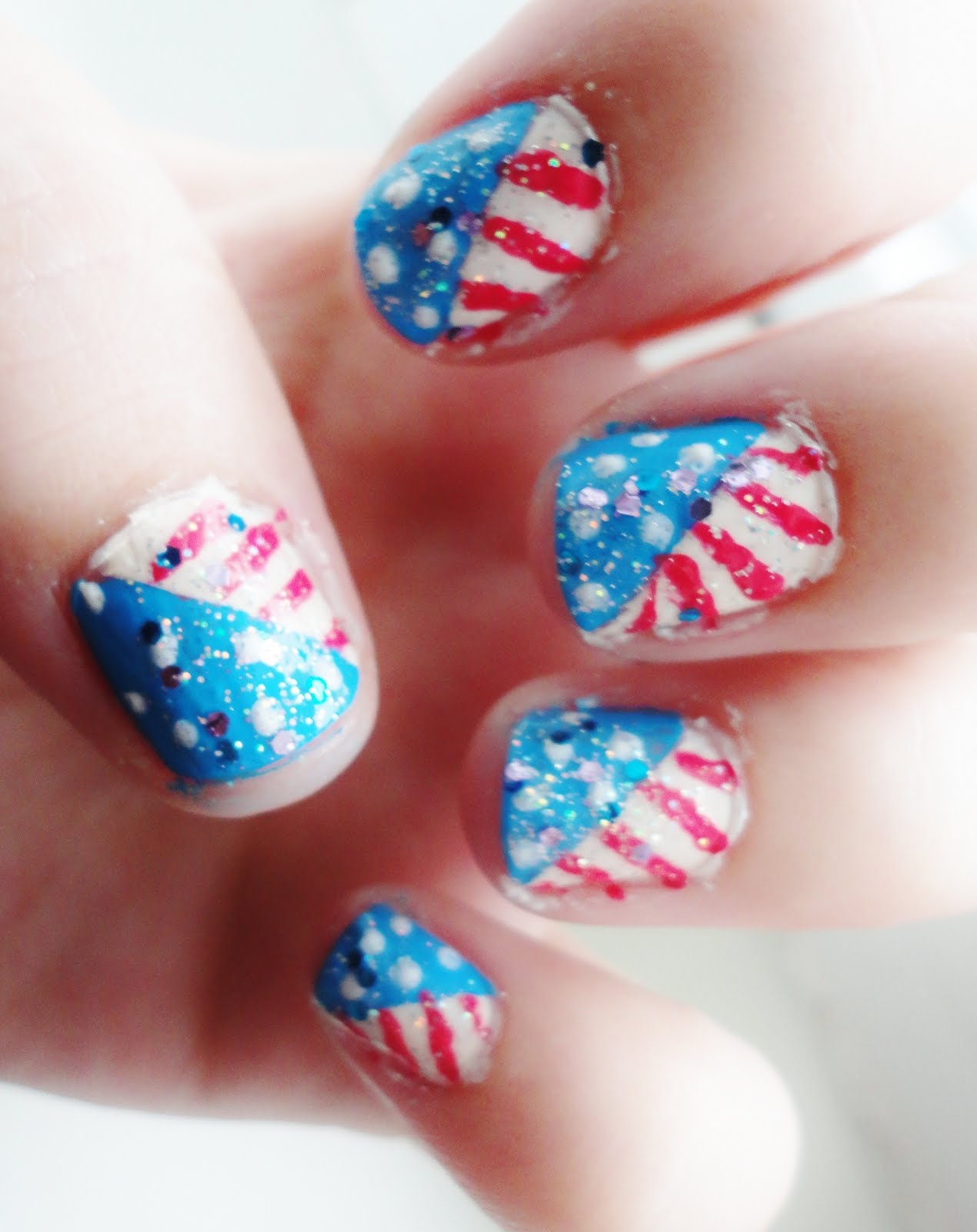 Beauty Nails Memorial Day Nails