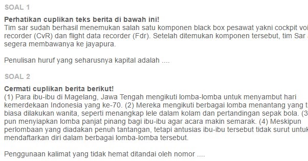 Contoh Soal Menyunting Ejaan Dan Tanda Baca Siswa Mandiri Contoh Soal Menyunting Ejaan Dan Tanda Baca Siswa Mandiri
