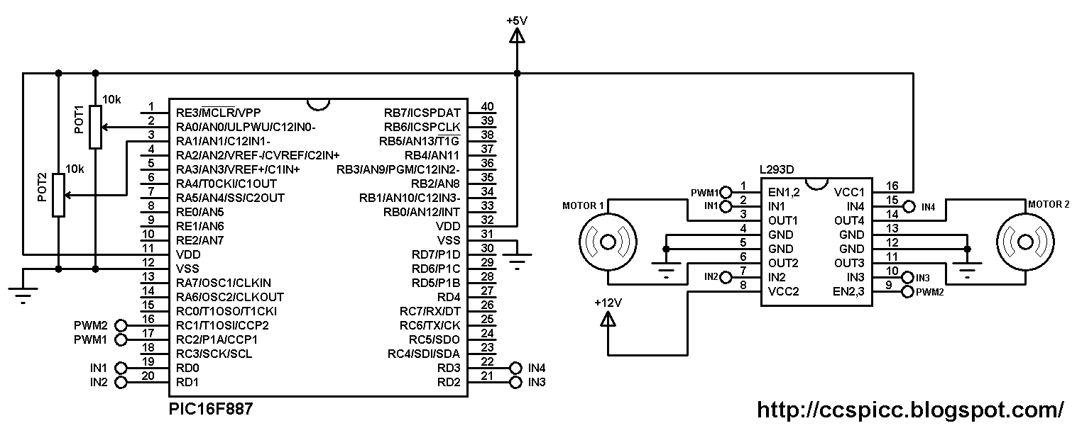 Pic16f887 Programmer Circuit Diagram