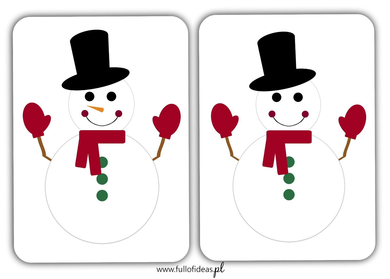 What's missing? (snowman parts) ⋆ Head Full of Ideas