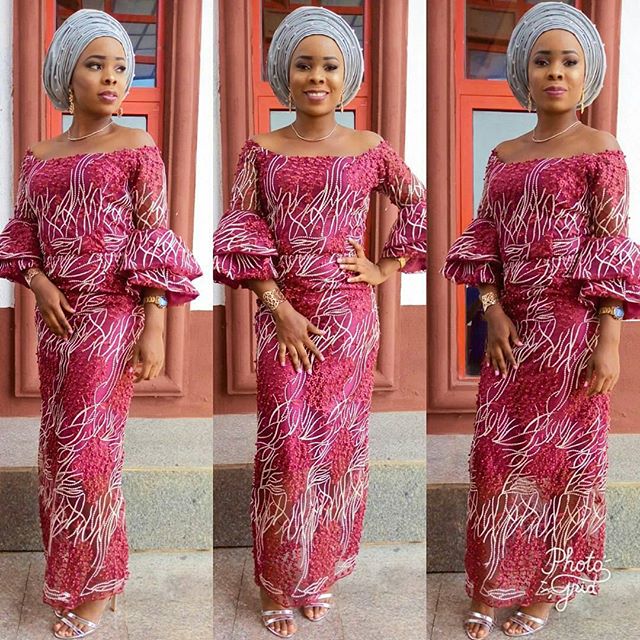 Beautiful Cord Lace Aso Ebi Styles for Fashion Divas Zaineey's Blog