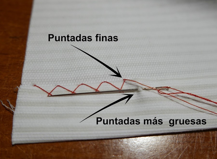 diferentes puntadas escapulario