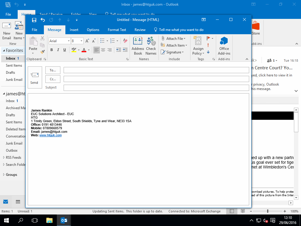 setting microsoft outlook signature 2017 setting microsoft outlook signature 2017