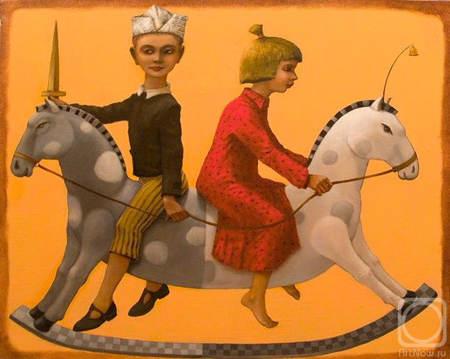 Лошадка железновой. Мальчик на лошадке. Мальчик на деревянной лошадке. Деревянные лошадки в живописи. Дети в живописи с лошадкой.