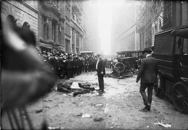 What Did Wall Street, N.Y. Look Like  on 9/20/1920 