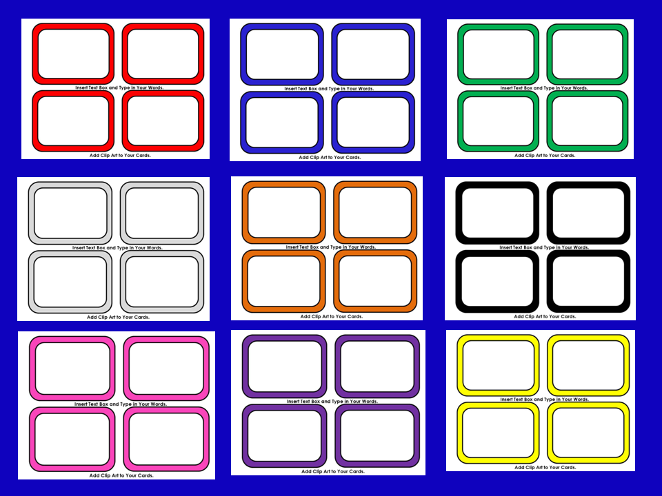 Make Flash Cards Make Flash Cards for Babies or Toddlers using Your