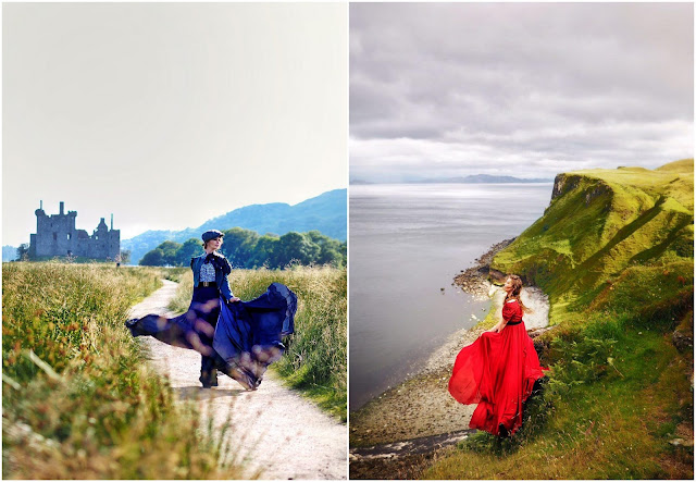 #MydressStories by ninelly from Scotland образ шотландки фотосессия в платье