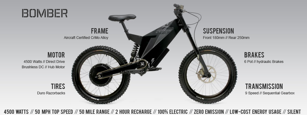 b 52 stealth bomber bike