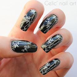 nail bamboo bambo gelic polishes stamping