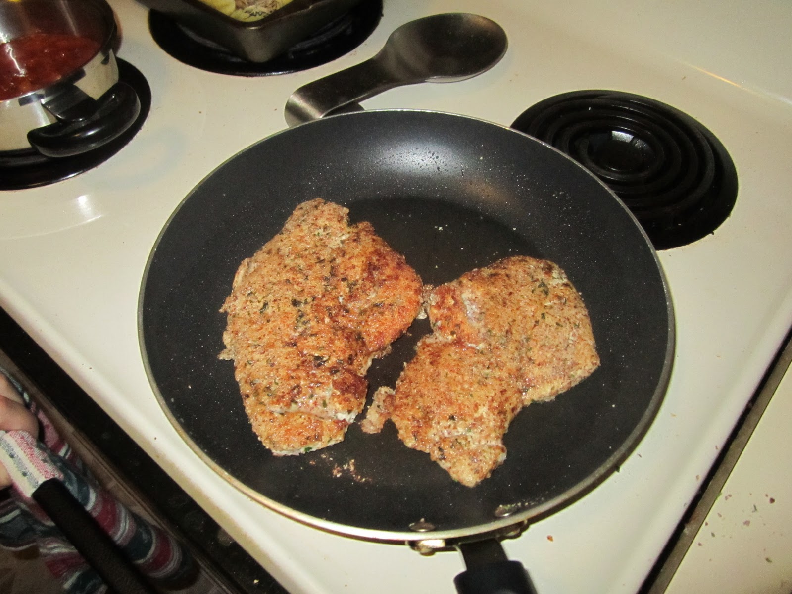 So... What Can You Eat? Almond Flour Breaded Chicken