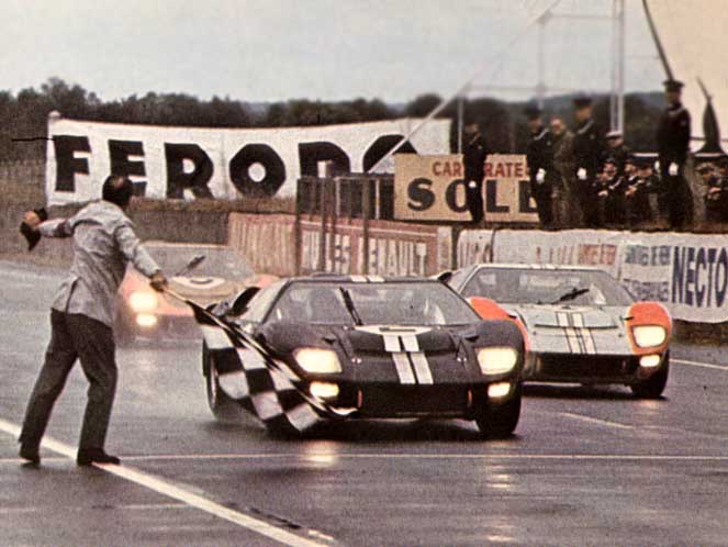 Ford 1-2-3 finish at lemans #4