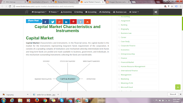 Capital Market Characteristics