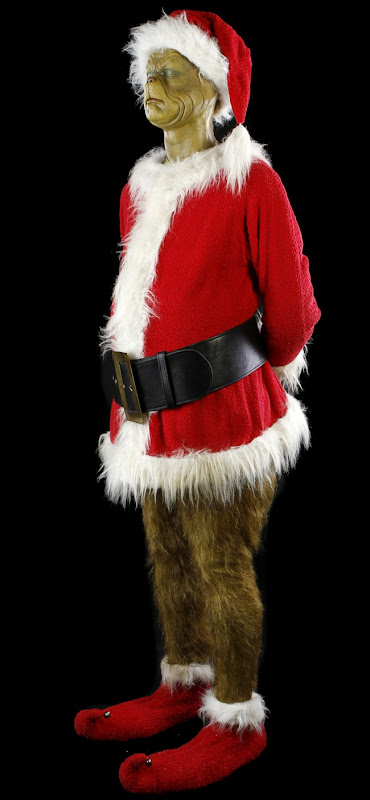 Original Jim Carrey The Grinch Santa costume