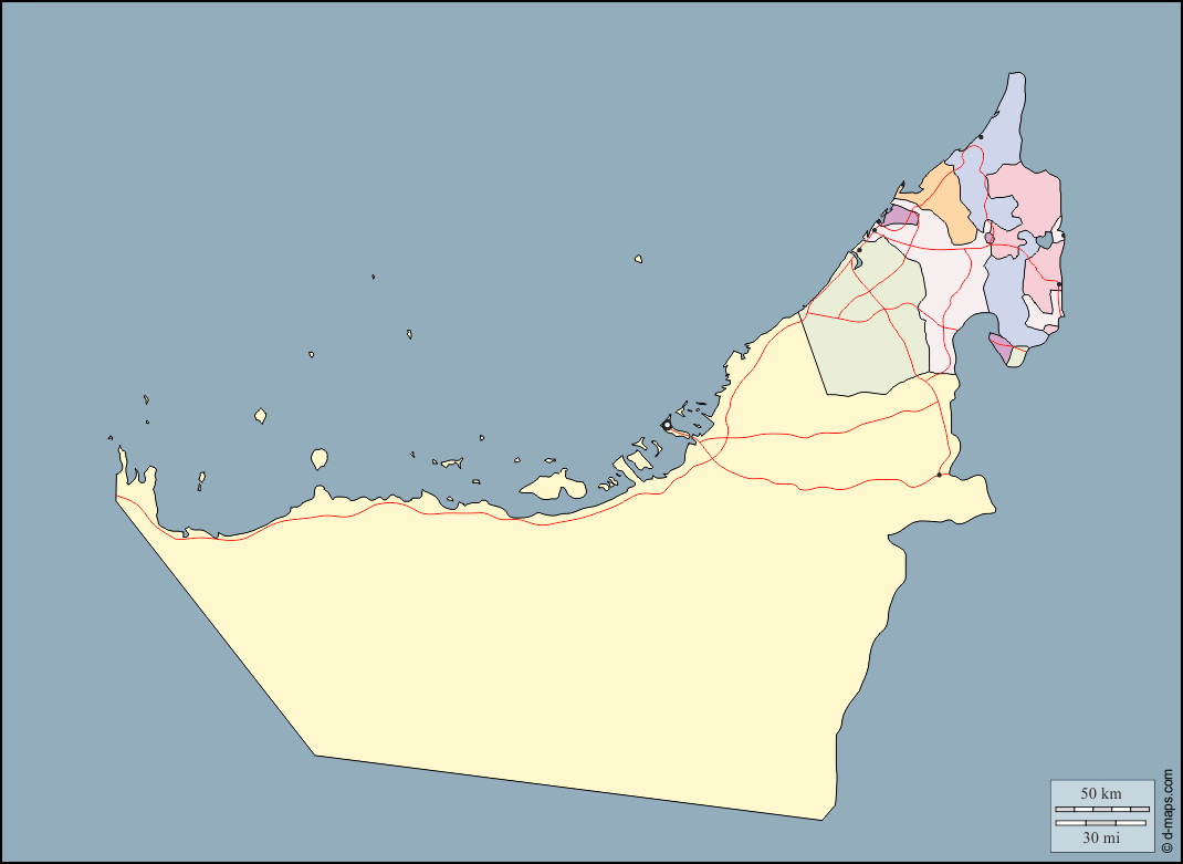 Объединенные арабские на карте. Арабские эмираты политическая карта. Арабские эмираты Дубай на карте. Объединённые арабские эмираты на карте. ОАЭ границы на карте.