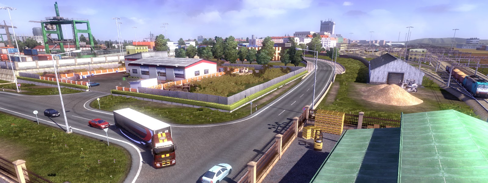 Гоу симулятор. Венгрия етс 2. Симулятор проектирования дорог. Симулятор границы. Euro Truck Simulator 2 Скриншоты.