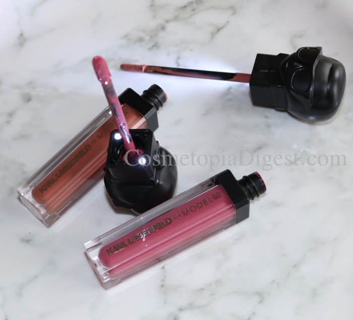 Swatches, and demo of the Karl Lagerfeld x ModelCo Lip Lights Matte Liquid Lipsticks