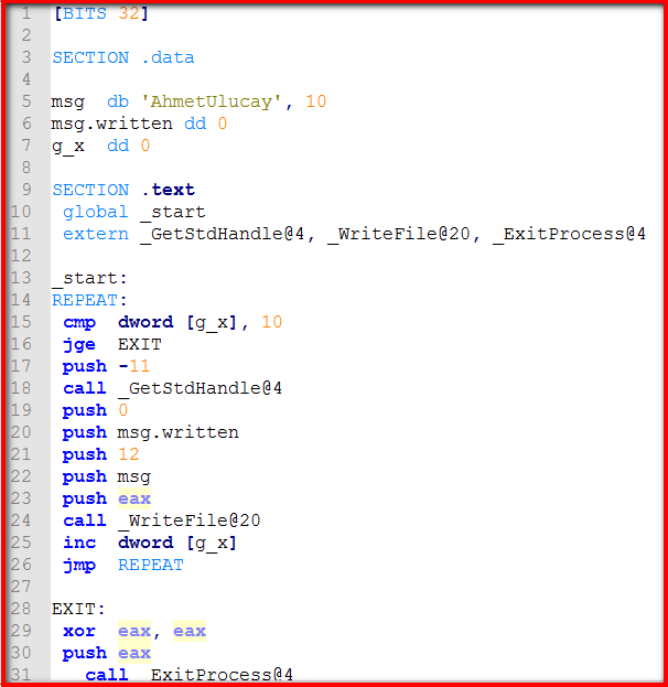 Koşullu Jump Komutları Assembly Learning Tutorials