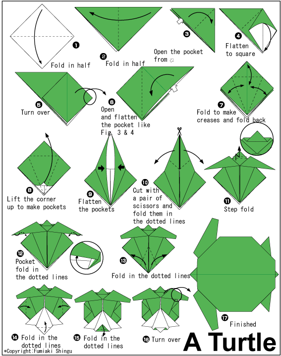 Easy Origami Printable Templates