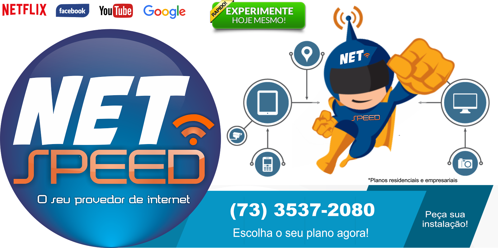 NetSpeed  | O seu provedor de Internet 