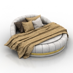 3ds Max Bed Model