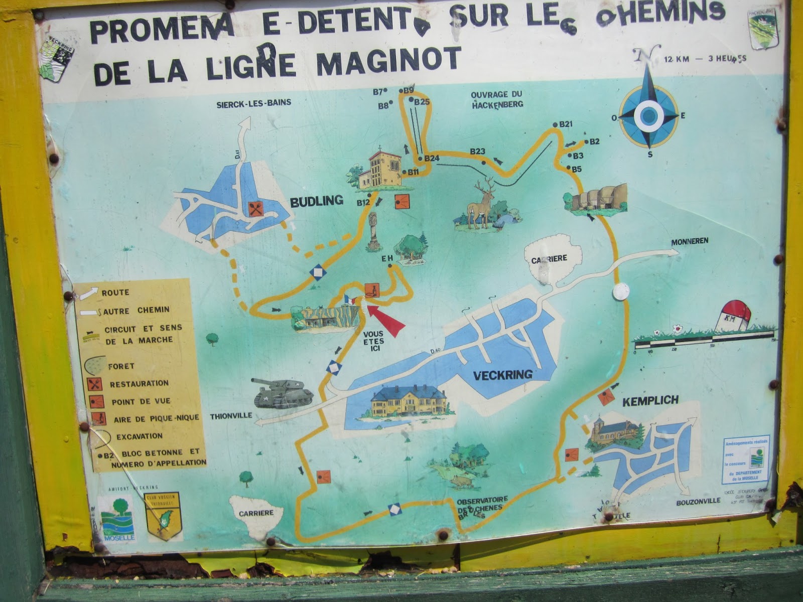 KReenJ et ses hobbies Randonnée sur les chemins de la ligne maginot