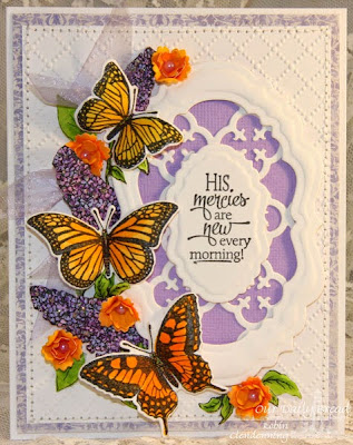 Our Daily Bread Designs, Trois Jolies Papillons, Lilac, Sentiment Collection 3, Trois Papillons, Birds and Nest, Quatrefoil Pattern, Vintage Labels, Design by Robin Clendenning