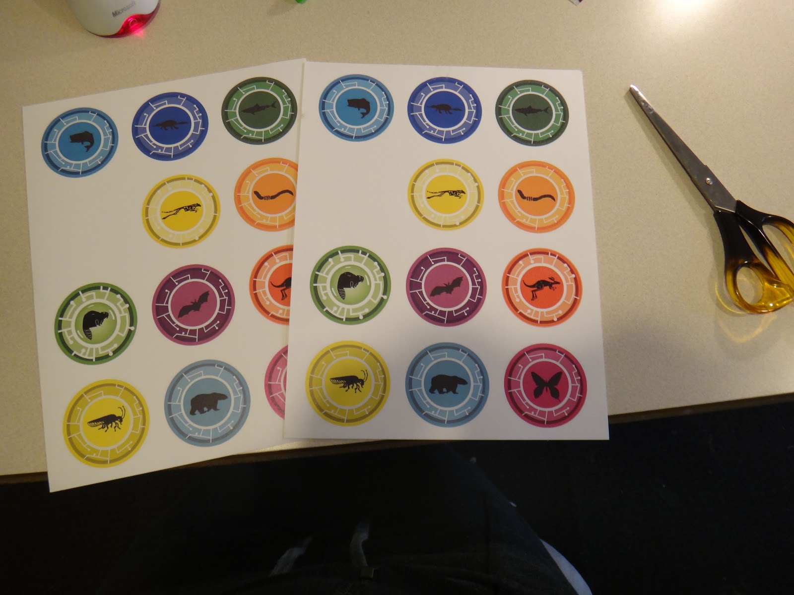 Creature Power Disc Printables - Printable Templates