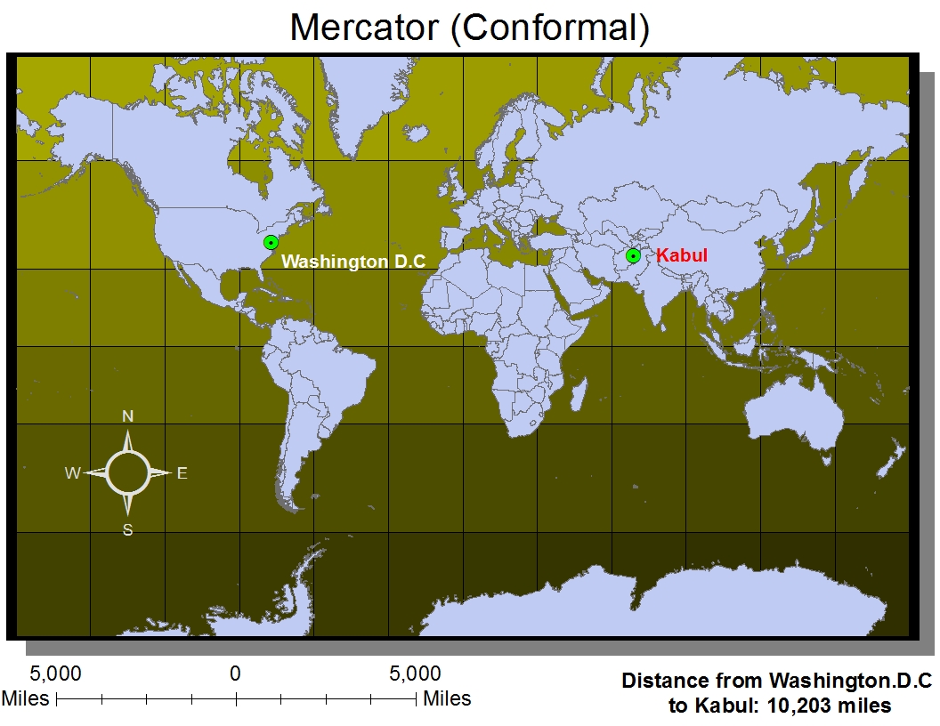 Geography 7: Lab 5: ArcGIS Projection