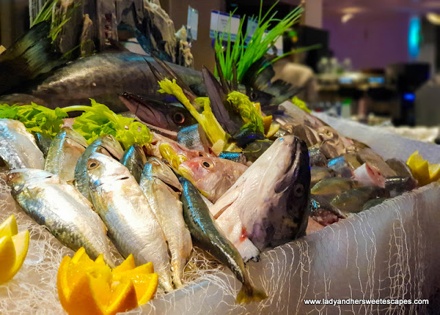 seafood counter in Mercure Barsha Heights