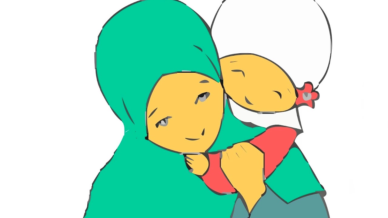 Download Gambar Animasi Ibu Dan Anak Berhijab Gratis Cikimmcom