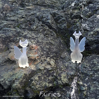 Fairy Tuttz & Fairy Pharaoh Hound Micro Resin Figures by Argonauts Resin