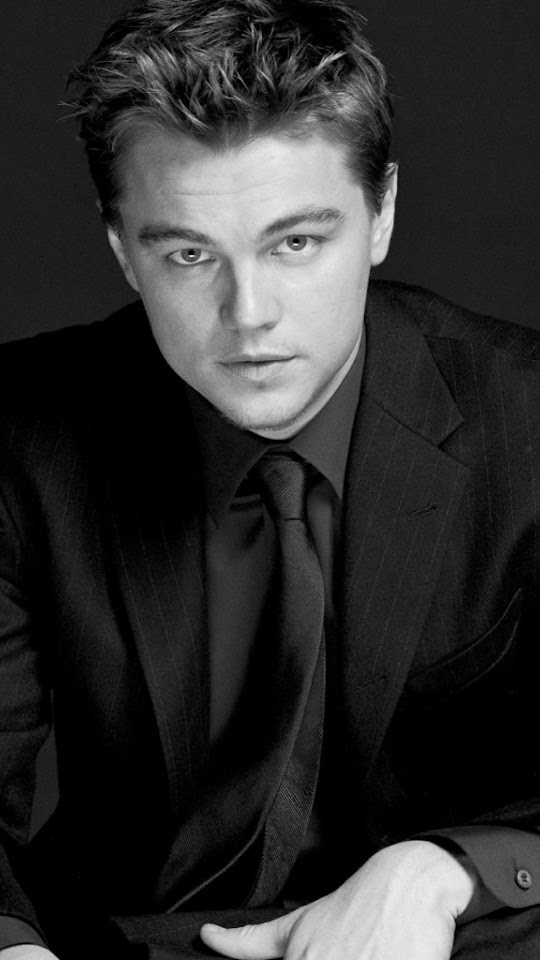   Black and White Leonardo DiCaprio   Android Best Wallpaper