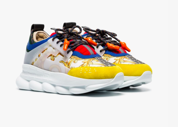 In The Middle Of A Chain Reaction: Versace Multicolored Chain-Reaction ...
