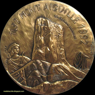 Medalla 500 Años Ascensión Monte Aiguille