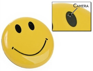 Spy Cam Pin Smile