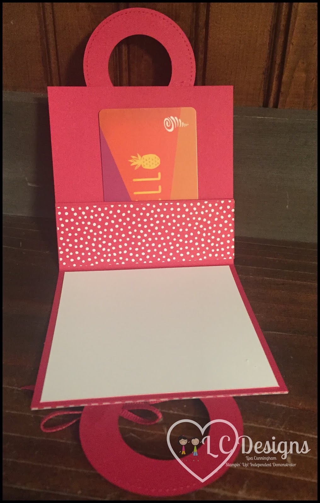 LCDesigns Tote Bag Gift Card Holder