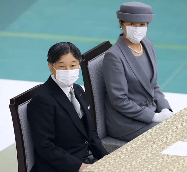 Emperor Naruhito and Empress Masako, attended a memorial ceremony marking the 75th anniversary of Japan's surrender in World War II